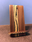 Phone Stand, Mahogany and Zebra wood